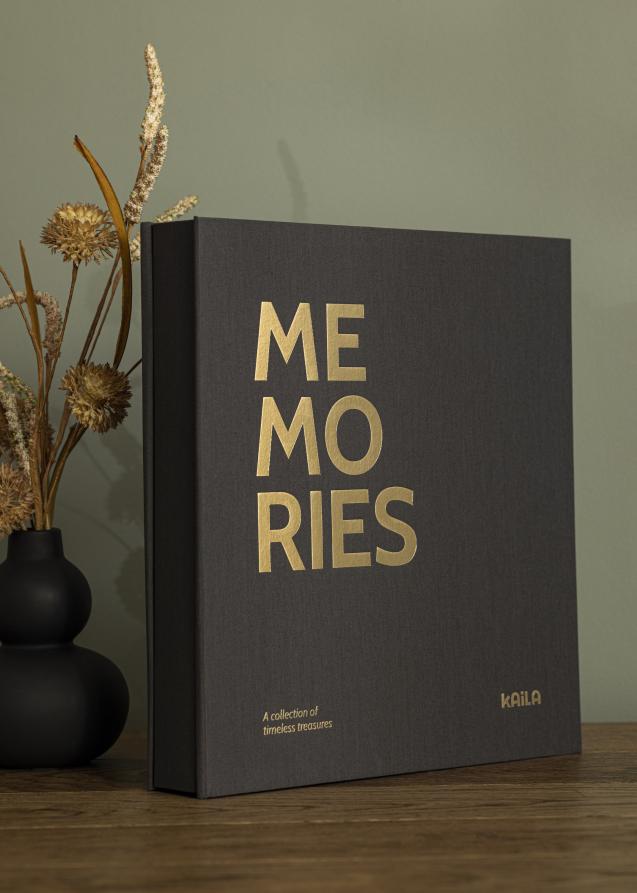 KAILA Álbum de fotos Memories Negro - 600 Fotos en formato 10x15 cm