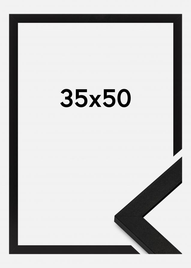 Marco BGA Classic Vidrio acrílico Negro 35x50 cm