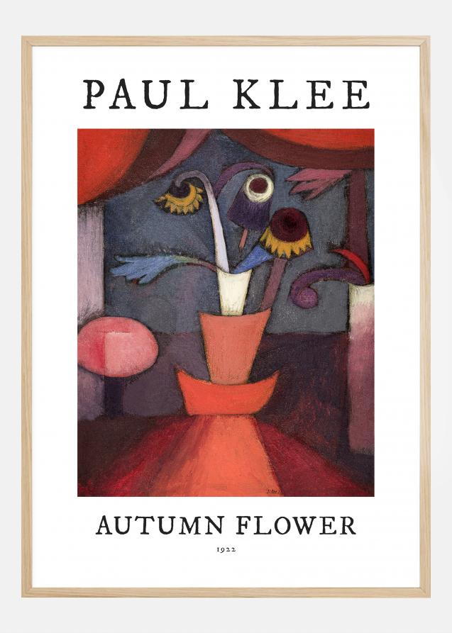 Paul Klee - Autumn Flower 1922 Póster