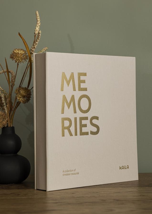 KAILA Álbum de fotos Memories Cream - 600 Fotos en formato 10x15 cm