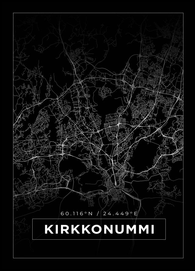 Mapa - Kirkkonummi - Cartel negro