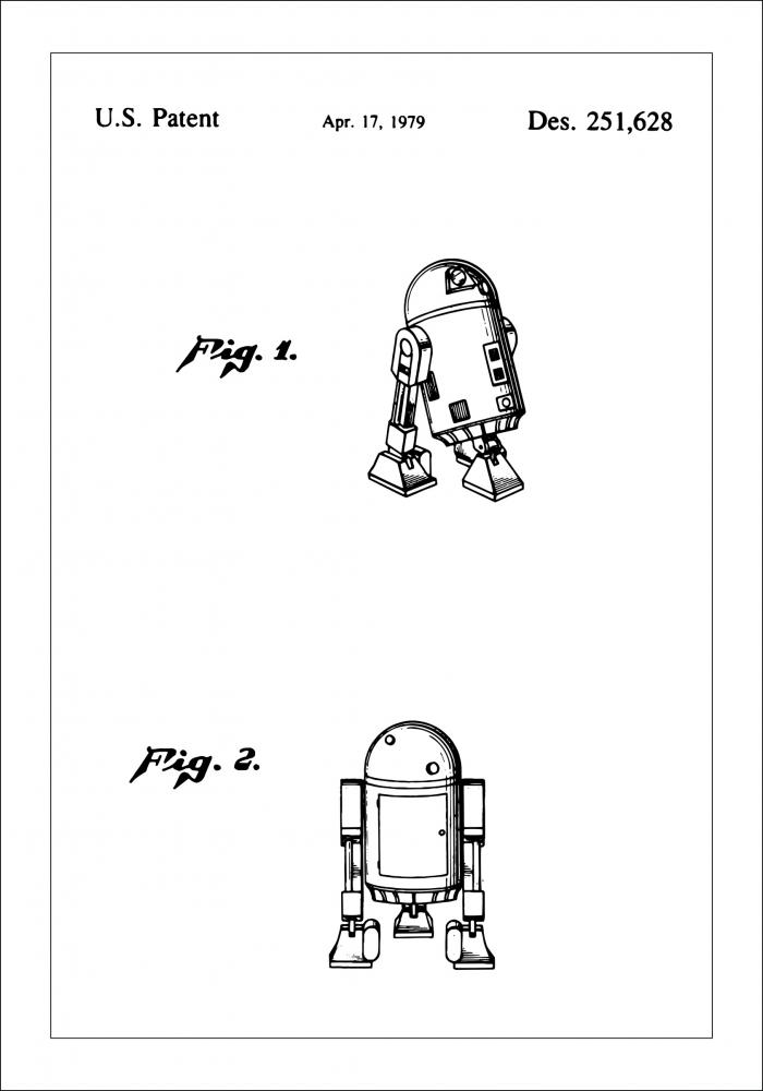 Dibujo de patente - Star Wars - R2-D2 Pster