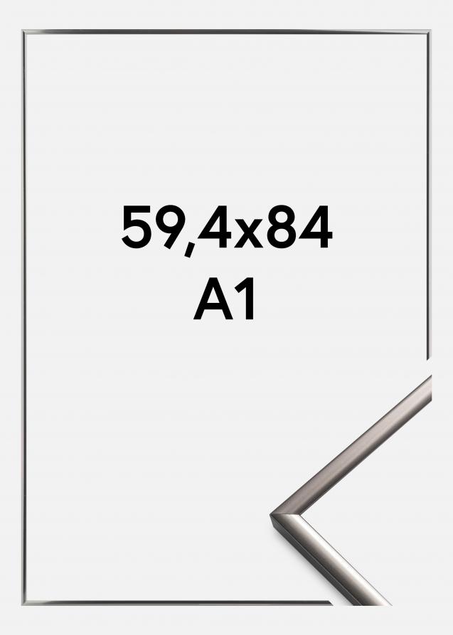 Marco New Lifestyle Vidrio acrílico Acero 59,4x84 cm (A1)