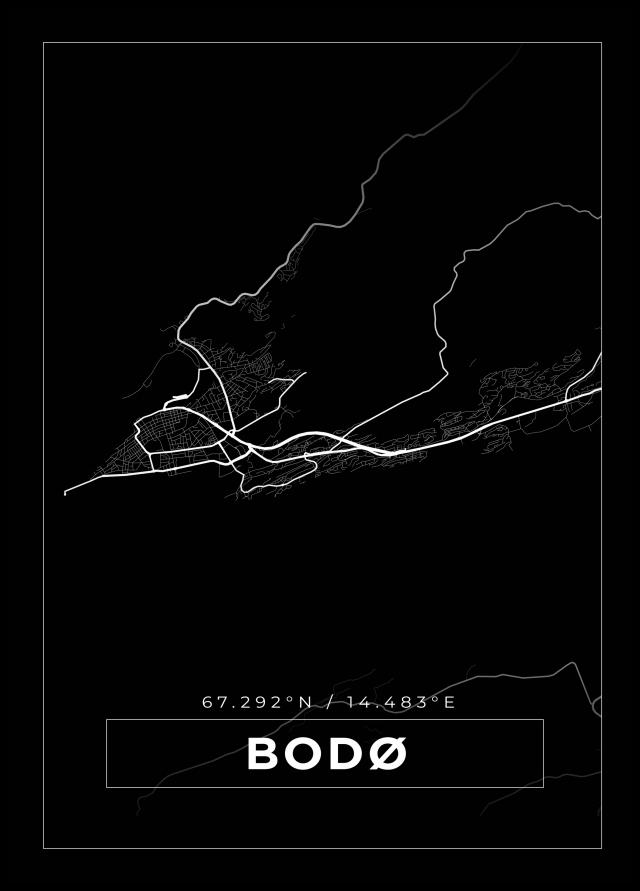 Mapa - Bodø - Cartel Negro