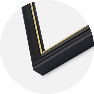 Marco Canterbury Vidrio acrílico Negro 42x59,4 cm (A2)