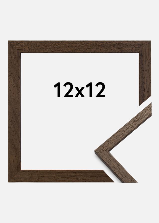 Marco Edsbyn Vidrio acrílico Castaño 12x12 cm