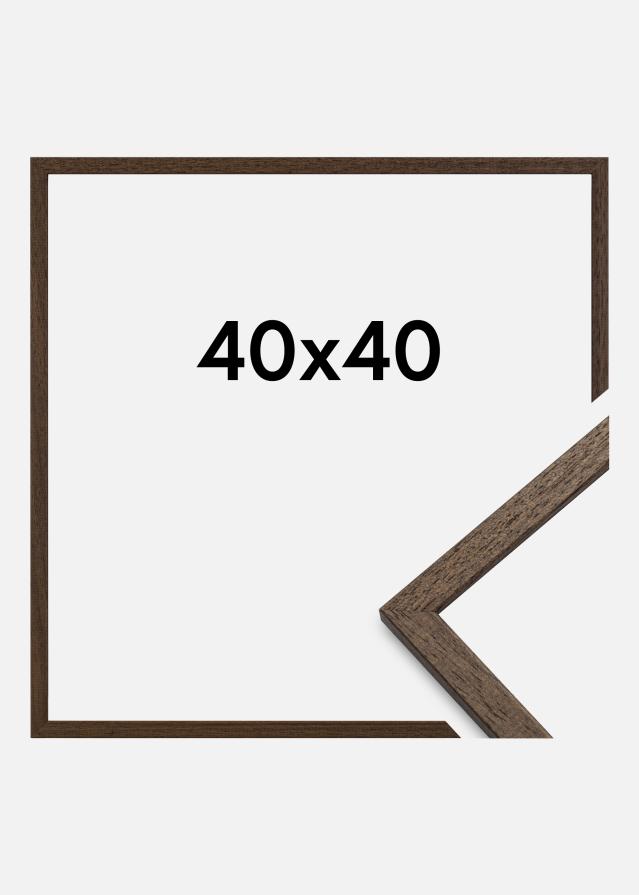 Marco Edsbyn Vidrio acrílico Castaño 40x40 cm