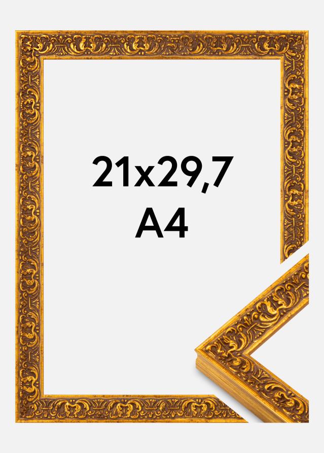 Marco Amber Acrílico Oro 21x29,7 cm (A4)