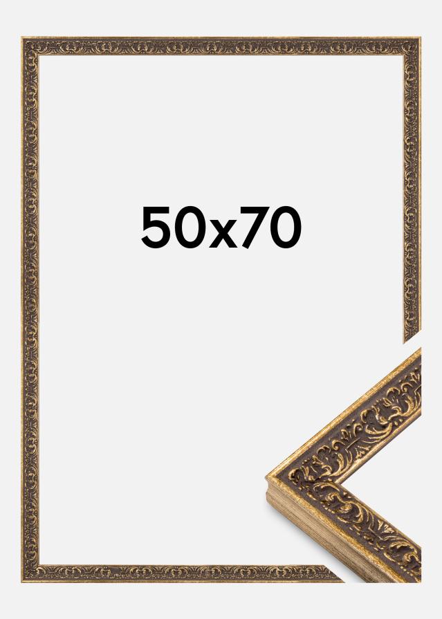 Marco Amber Acrílico Plata 50x70 cm