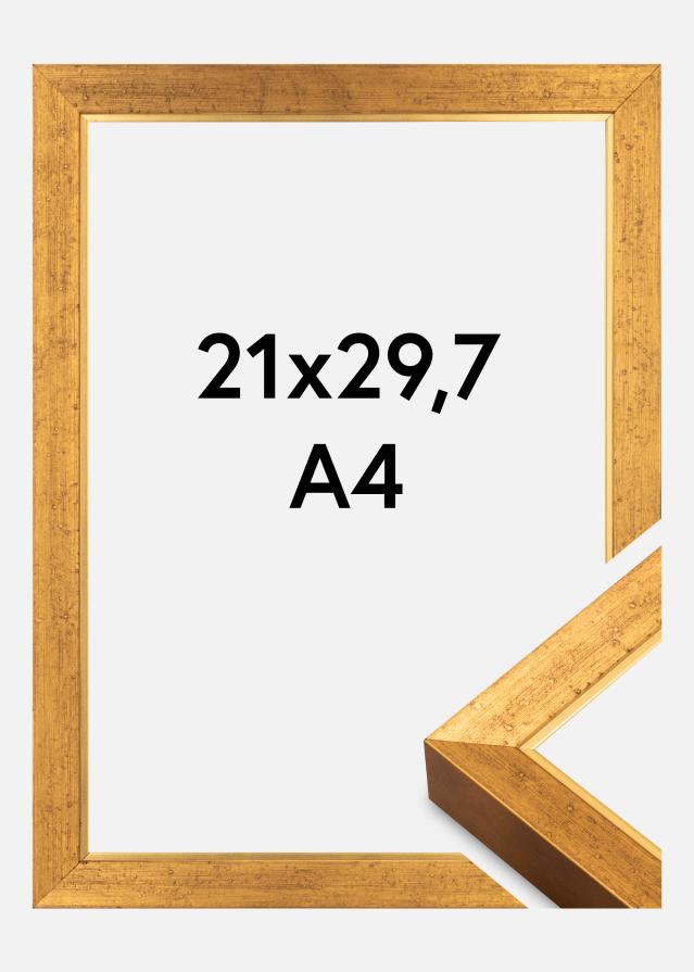 Marco Brema Acrílico Oro 21x29,7 cm (A4)