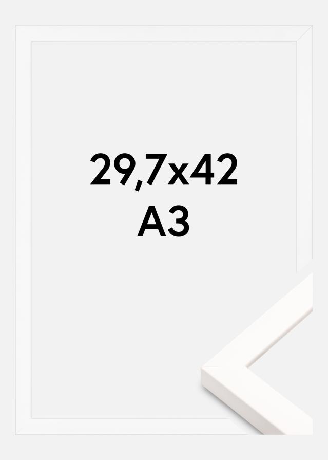 Marco Brooke Acrílico Blanco 29,7x42 cm (A3)