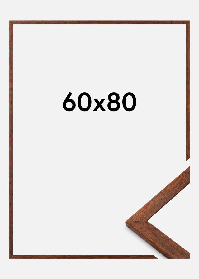 Marco Humphrey Vidrio Acrílico Marrón 60x80 cm