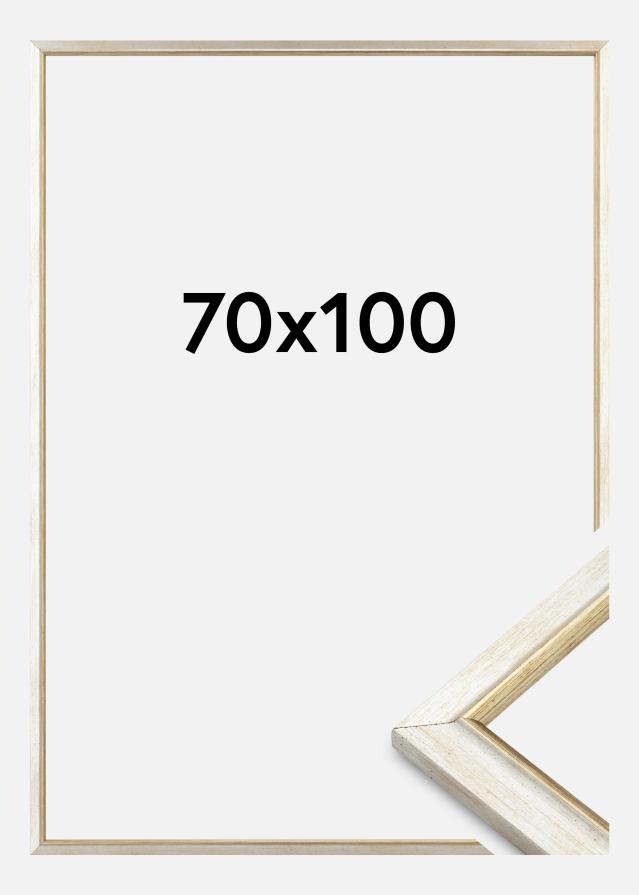 Marco Marisa Vidrio Acrílico Plata 70x100 cm