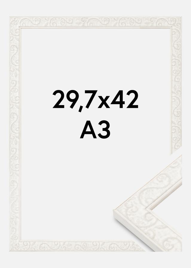 Marco Milton Acrílico Blanco 29,7x42 cm (A3)