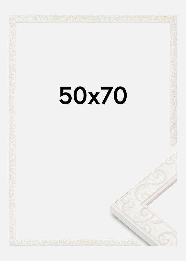 Marco Milton Acrílico Blanco 50x70 cm