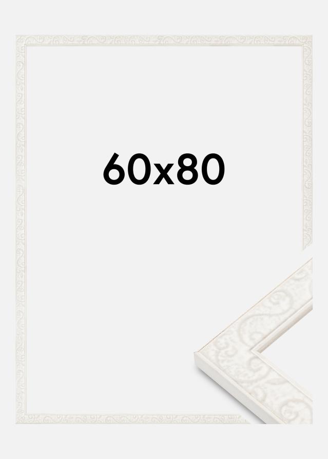 Marco Milton Acrílico Blanco 60x80 cm