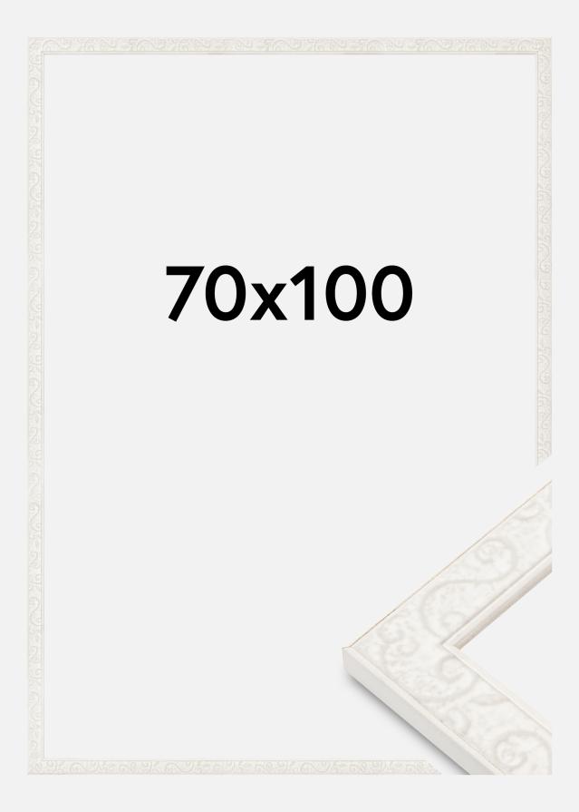 Marco Milton Acrílico Vidrio Blanco 70x100 cm