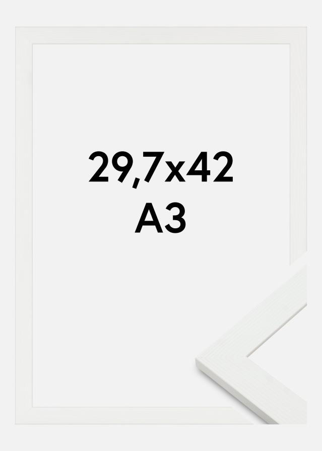 Marco Sandra Acrílico Blanco 29,7x42 cm (A3)