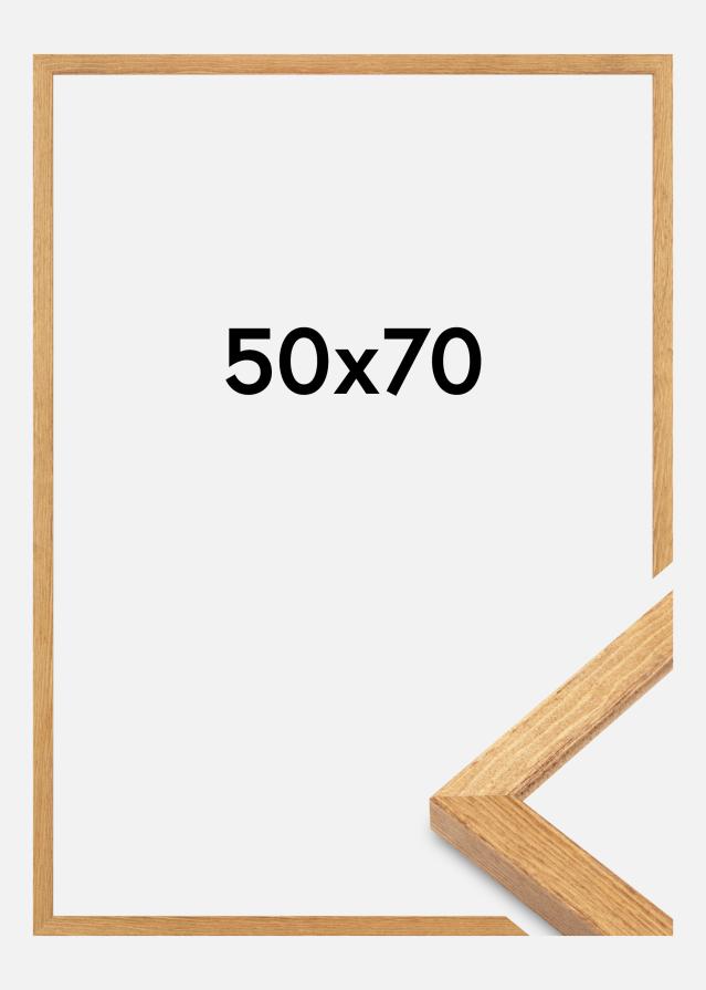 Marco Tulipa Acrílico Roble 50x70 cm