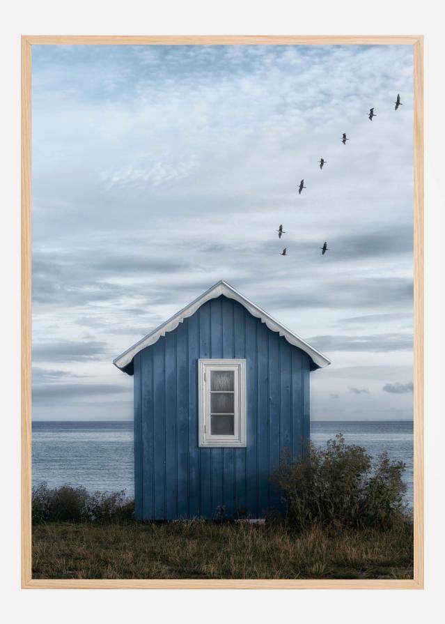 Beach hut Póster