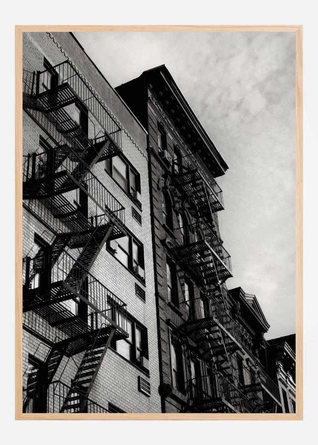 New York City Fire Escapes 05 Póster