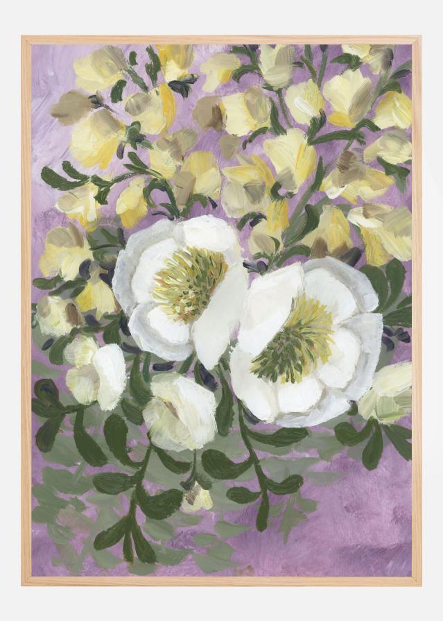 Raelynna painterly florals Póster