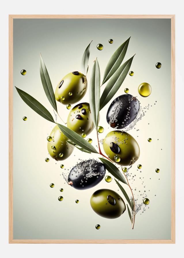 Fresh Olives Póster