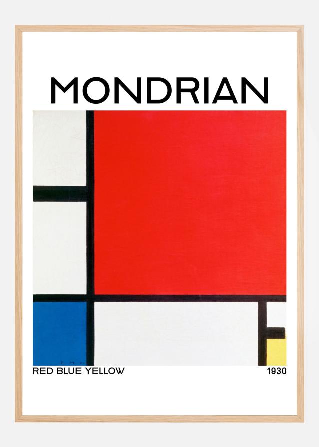 Composition with Red Póster