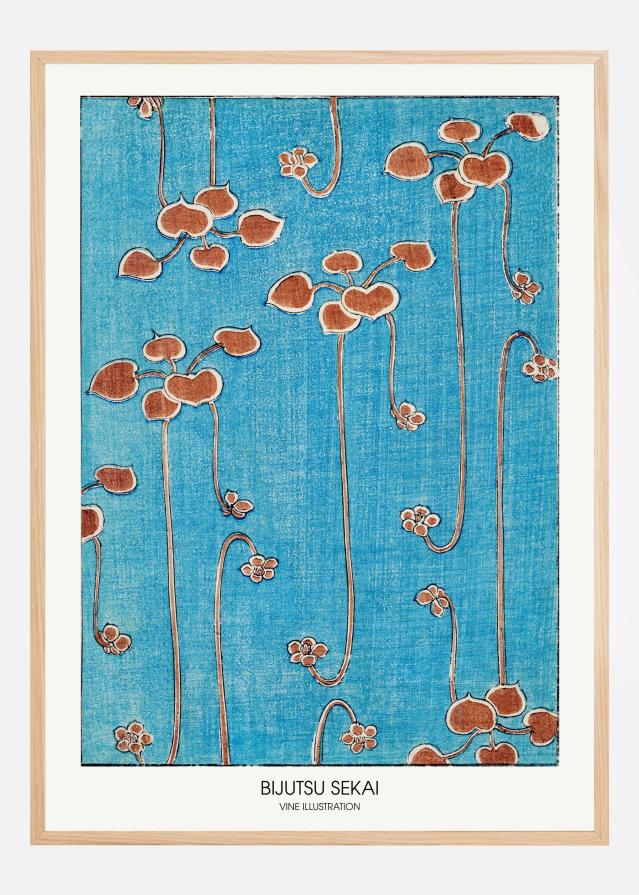 Vine Illustration Póster
