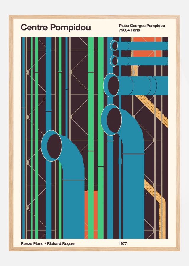 Pompidou Póster