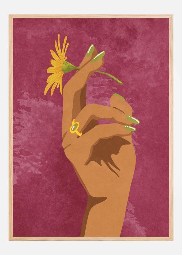 Smoking Flower Póster