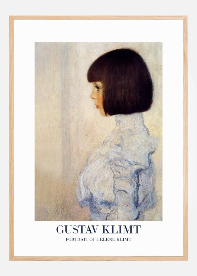 Portrait of Helene Klimt (1898) Póster
