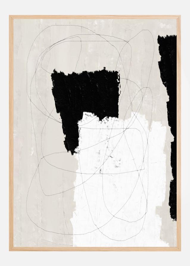 Abstract Oil Painting Póster