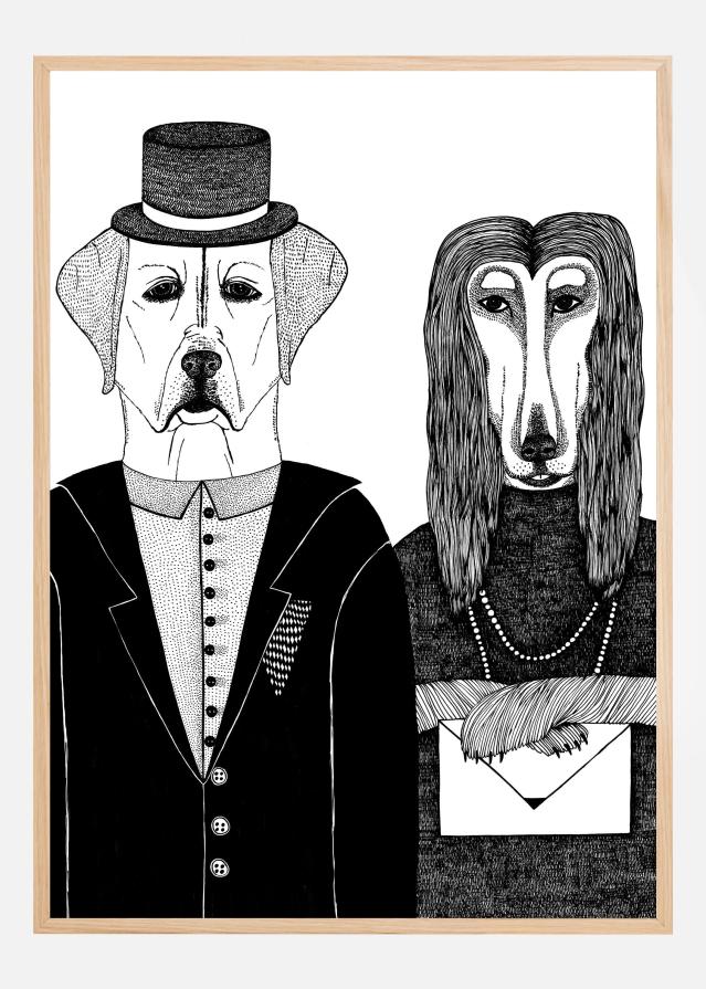 Dogs Couple Póster