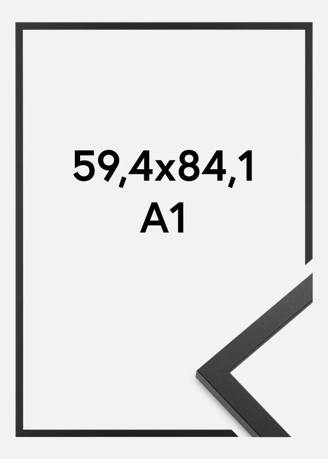 Marco Trendy Vidrio acrílico negro 59,4x84,1 cm (A1)