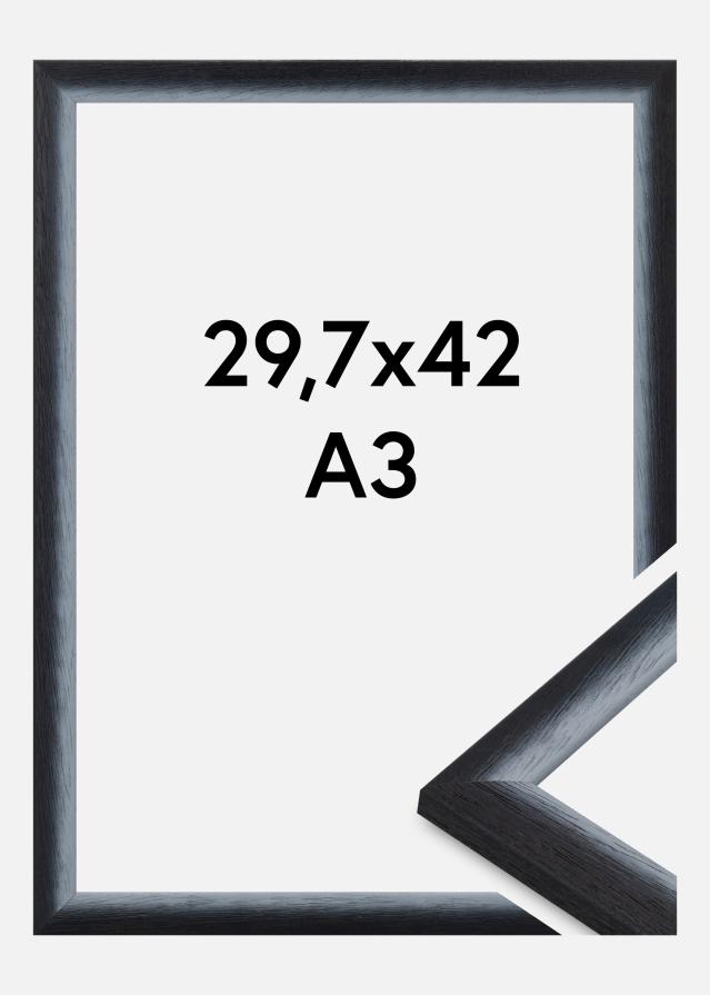 Marco Cornwall Vidrio acrílico Negro 29.7x42 cm (A3)
