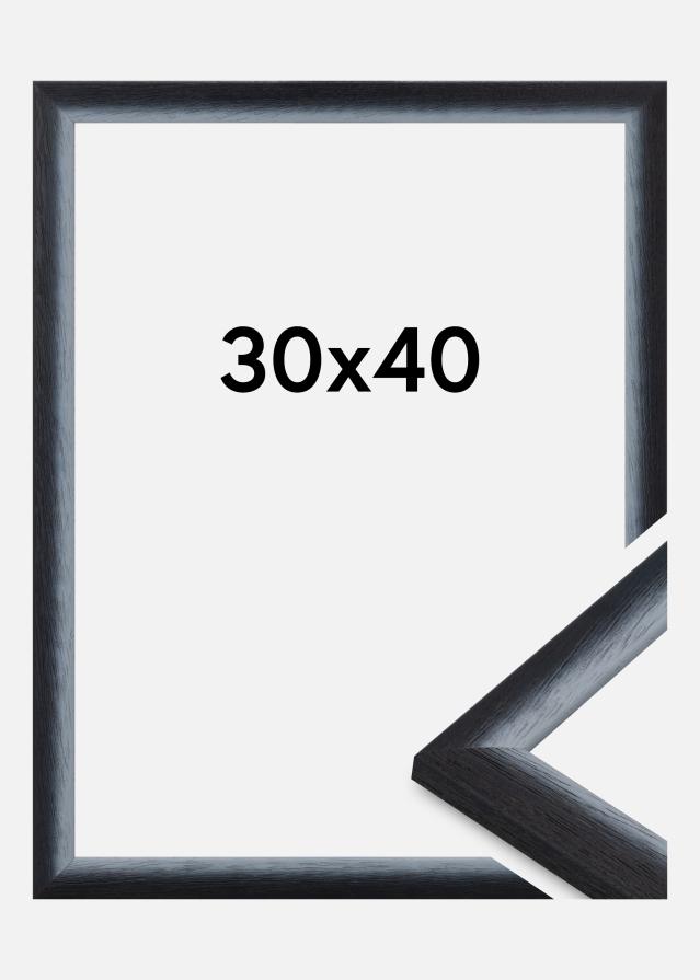 Marco Cornwall Vidrio acrílico Negro 30x40 cm