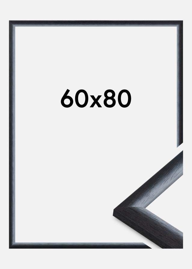 Marco Cornwall Vidrio acrílico Negro 60x80 cm