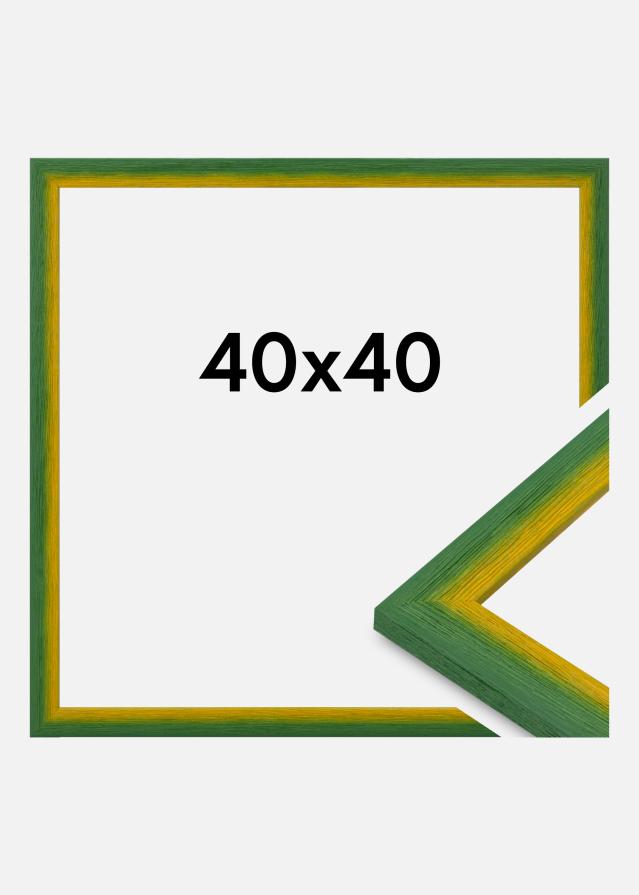 Marco Cornwall Vidrio acrílico Verde 40x40 cm