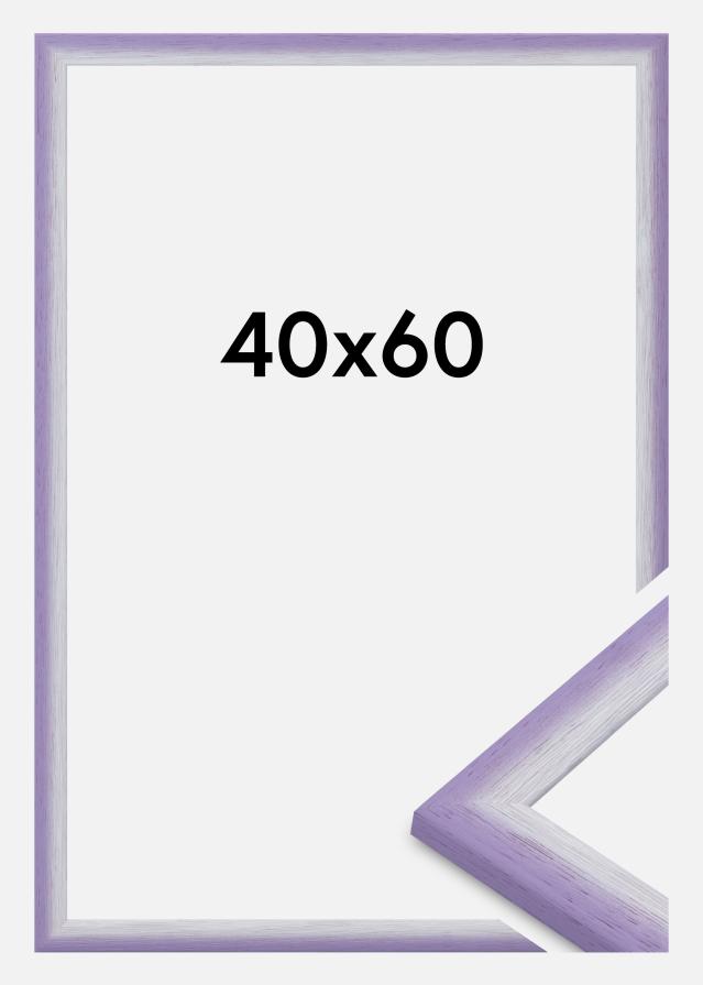 Marco Cornwall Vidrio acrílico lila claro 40x60 cm