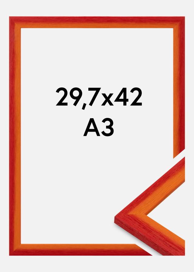 Marco Cornwall Vidrio acrílico Rojo 29.7x42 cm (A3)