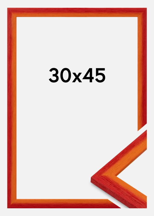 Marco Cornwall Vidrio acrílico Rojo 30x45 cm