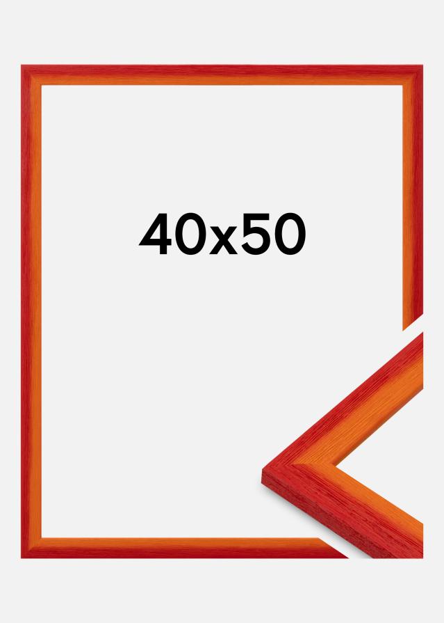 Marco Cornwall Vidrio acrílico Rojo 40x50 cm