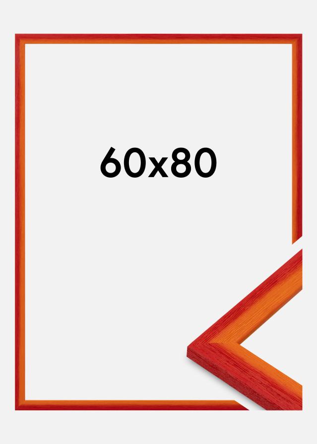 Marco Cornwall Vidrio acrílico Rojo 60x80 cm