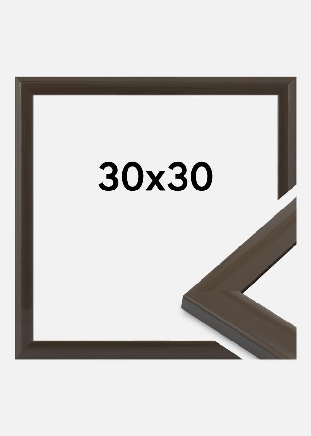 Marco Dorset Vidrio acrílico gris oscuro 30x30 cm