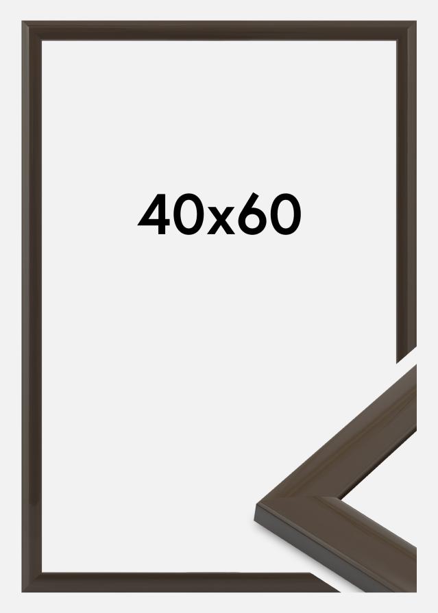 Marco Dorset Vidrio acrílico gris oscuro 40x60 cm