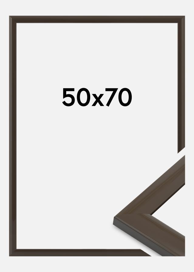 Marco Dorset Vidrio acrílico gris oscuro 50x70 cm