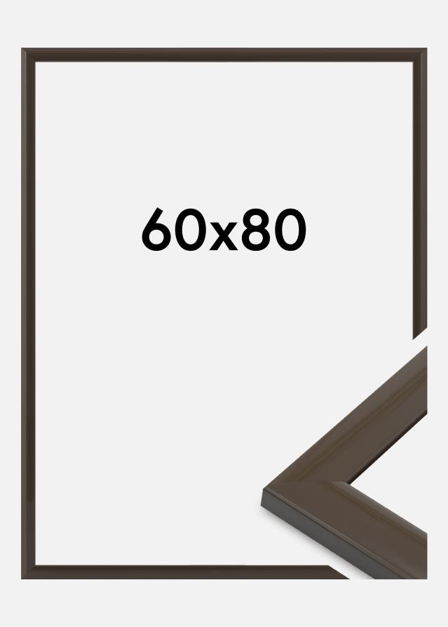 Marco Dorset Vidrio acrílico gris oscuro 60x80 cm