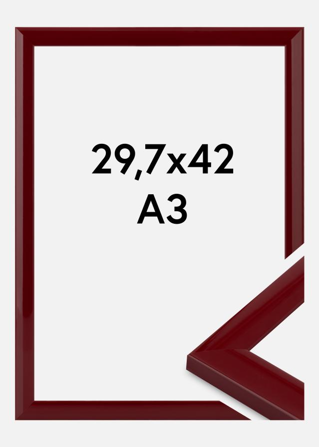 Marco Dorset Vidrio acrílico Rojo oscuro 29.7x42 cm (A3)