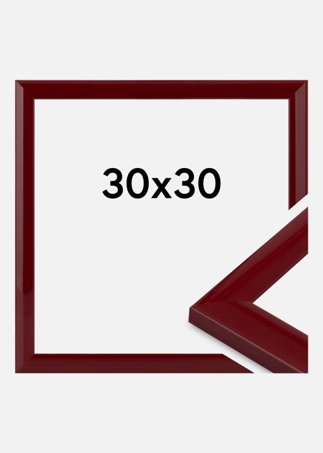 Marco Dorset Vidrio acrílico Rojo oscuro 30x30 cm